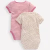 2-pack Pointelle Bodies Ditsy Rose 2-pack Pointelle Bodies Ditsy Rose