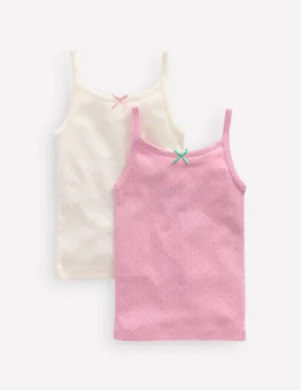 2-Pack Pointelle Tank Tops Multi
