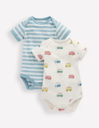 2-pack Short Sleeve Bodies Multi Campervan