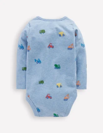 3-pack Cotton Bodies Blue Construction