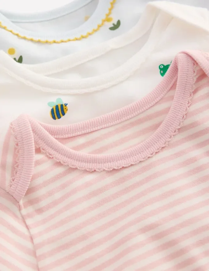 3-pack Cotton Bodies Multi Daisy 3-pack Cotton Bodies Multi Daisy