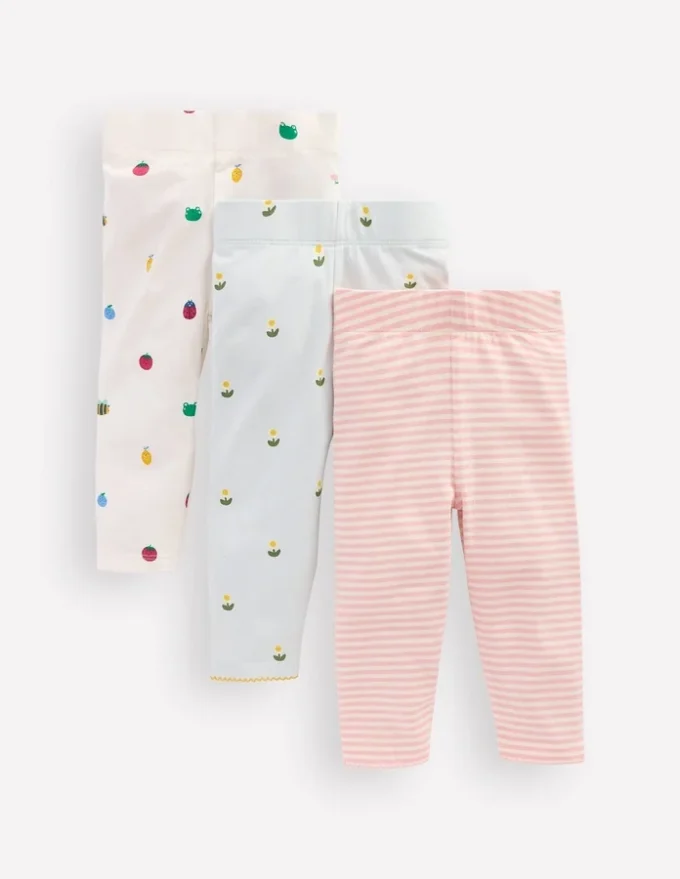 3-pack Cotton Leggings Multi Daisy 3-pack Cotton Leggings Multi Daisy