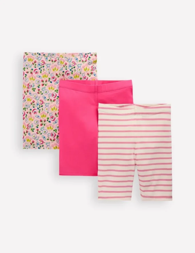 3-pack Cycling Shorts Chalk Pink Spring Garden