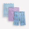 3-pack Cycling Shorts Glacier Blue Sunflower Garden