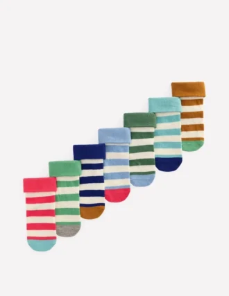 7-Pack Baby Socks Stripes