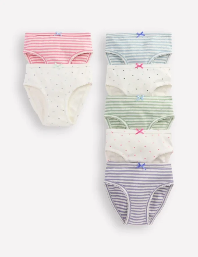 7-Pack Pointelle Underwear HEARTS