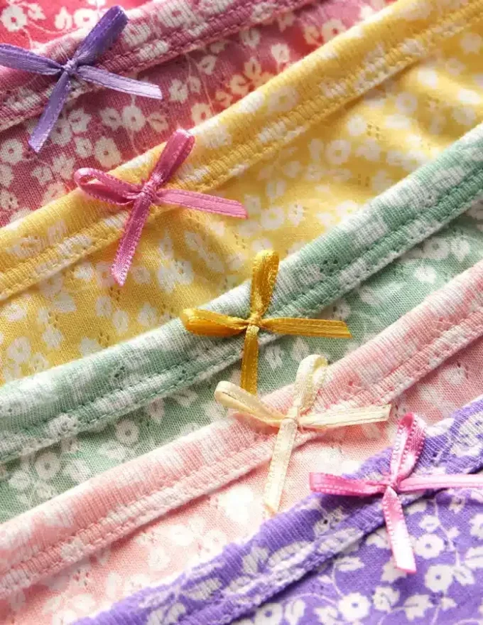 7-Pack Pointelle Underwear Multi Ditsy Vine