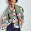 Abi Jacquard Cardigan Multi Aztec Abi Jacquard Cardigan Multi Aztec