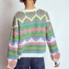 Abi Jacquard Cardigan Multi Aztec Abi Jacquard Cardigan Multi Aztec