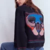 Abi Jacquard Cardigan Navy, Tiger