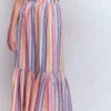 Abigail Linen Maxi Skirt Multi Stripe