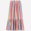 Abigail Linen Maxi Skirt Multi Stripe