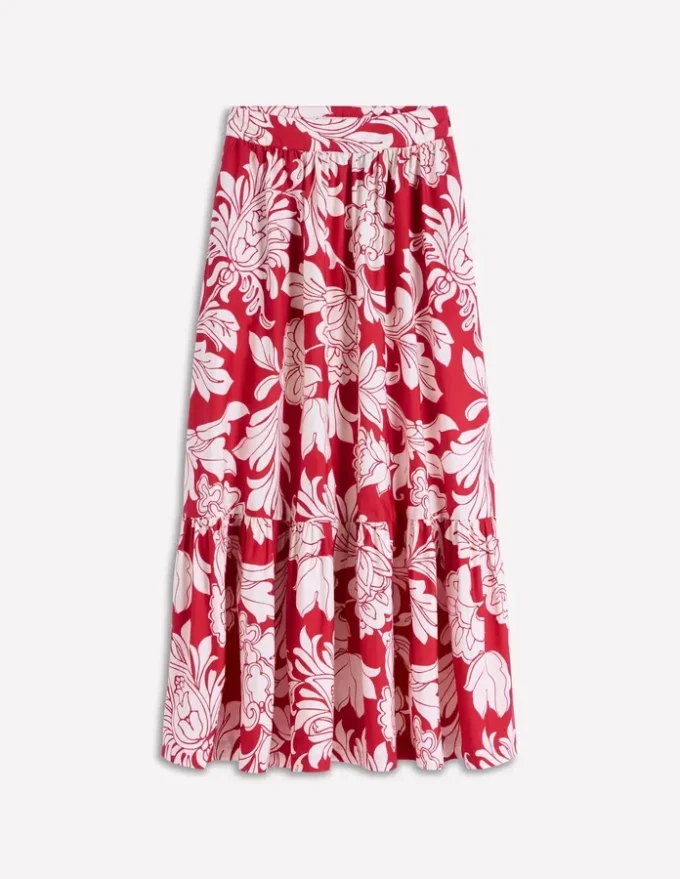 Abigail Poplin Maxi Skirt Botanical Flourish Abigail Poplin Maxi Skirt Botanical Flourish