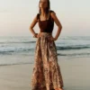 Abigail Poplin Maxi Skirt Multi, Enchanted Gardenia Abigail Poplin Maxi Skirt Multi, Enchanted Gardenia