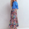 Abigail Poplin Maxi Skirt Multi, Enchanted Paisley Abigail Poplin Maxi Skirt Multi, Enchanted Paisley