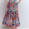 Abigail Poplin Maxi Skirt Multi, Enchanted Paisley Abigail Poplin Maxi Skirt Multi, Enchanted Paisley