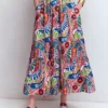 Abigail Poplin Maxi Skirt Multi, Enchanted Paisley Abigail Poplin Maxi Skirt Multi, Enchanted Paisley