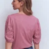 Ada Broderie Mix Top Lilas Ada Broderie Mix Top Lilas
