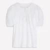 Ada Broderie Mix Top White Ada Broderie Mix Top White