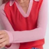 Agnes Collared Linen Jumper Sunkissed Coral / Formica Pink Agnes Collared Linen Jumper Sunkissed Coral / Formica Pink