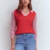 Agnes Collared Linen Jumper Sunkissed Coral / Formica Pink Agnes Collared Linen Jumper Sunkissed Coral / Formica Pink
