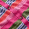 Agnes Linen Button T-Shirt Multi Stripe Agnes Linen Button T-Shirt Multi Stripe
