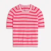 Agnes Linen Button T-Shirt Sunkissed Coral / Formica Pink Agnes Linen Button T-Shirt Sunkissed Coral / Formica Pink