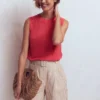 Agnes Linen Tank Pink Agnes Linen Tank Pink