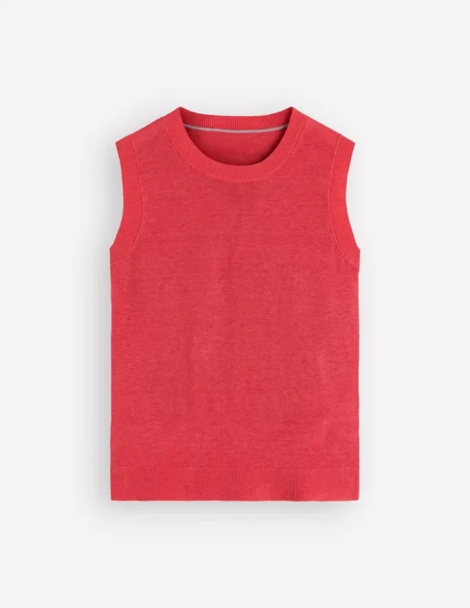 Agnes Linen Tank Pink Agnes Linen Tank Pink
