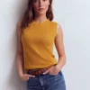 Agnes Linen Tank Yellow Agnes Linen Tank Yellow