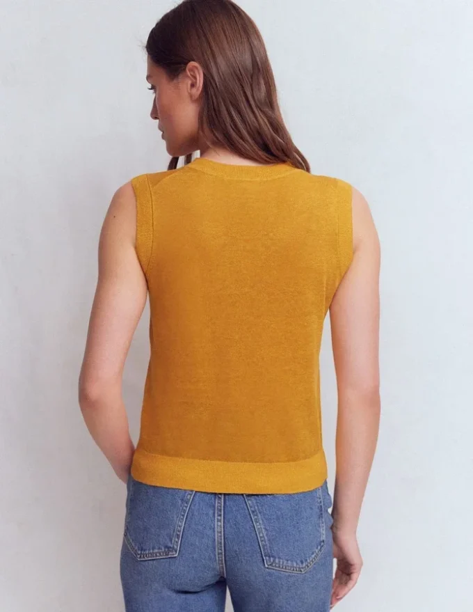 Agnes Linen Tank Yellow Agnes Linen Tank Yellow