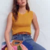 Agnes Linen Tank Yellow Agnes Linen Tank Yellow