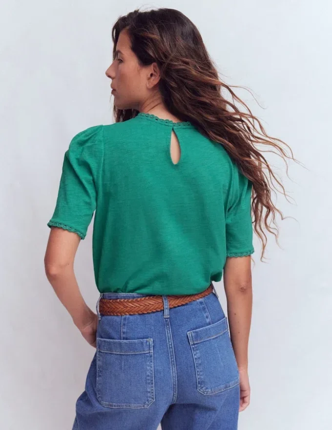 Ali Trim T-shirt Deep Teal Ali Trim T-shirt Deep Teal