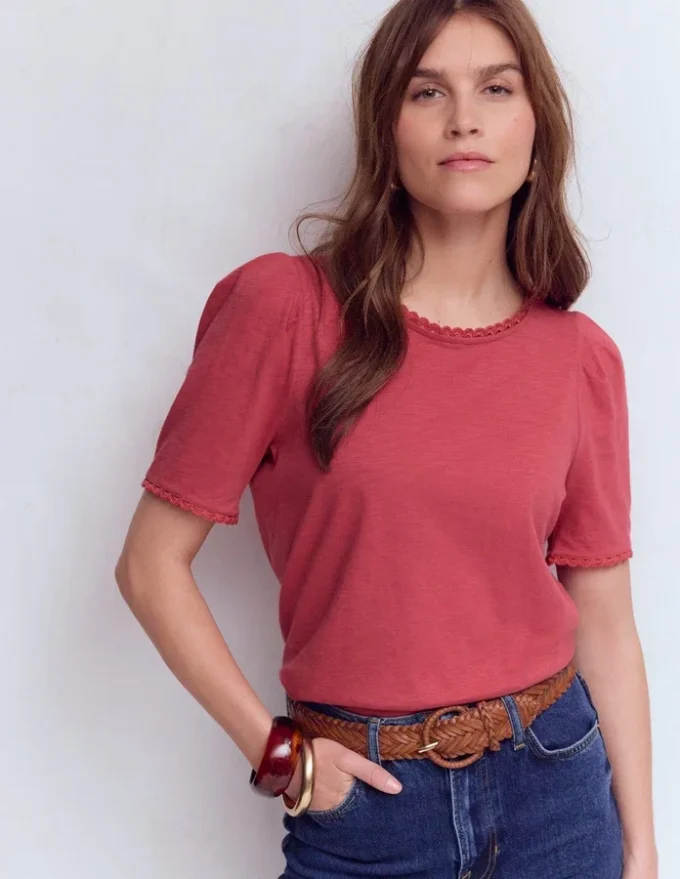 Ali Trim T-shirt Hollyberry Ali Trim T-shirt Hollyberry