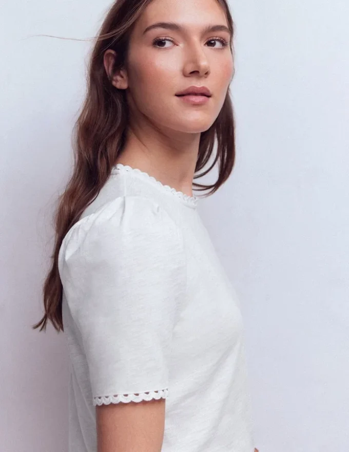 Ali Trim T-shirt White Ali Trim T-shirt White