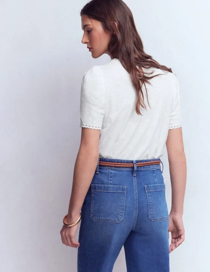 Ali Trim T-shirt White Ali Trim T-shirt White