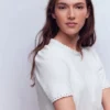 Ali Trim T-shirt White Ali Trim T-shirt White
