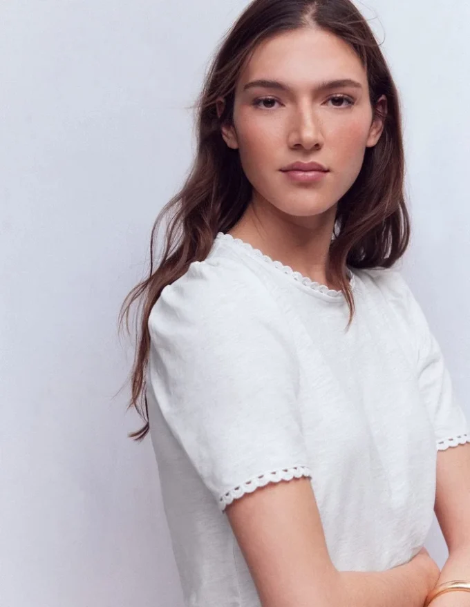Ali Trim T-shirt White Ali Trim T-shirt White