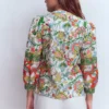 Alicia Linen Top Multi, Botanical Trail Alicia Linen Top Multi, Botanical Trail