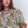 Alicia Linen Top Multi, Botanical Trail Alicia Linen Top Multi, Botanical Trail