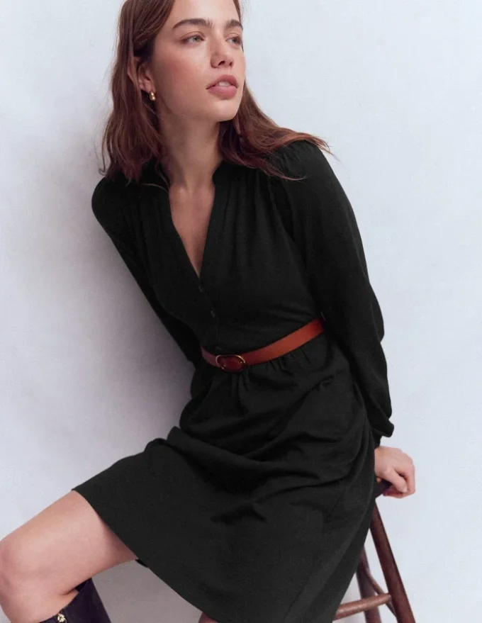 Amy Short Jersey Dress Black Amy Short Jersey Dress Black