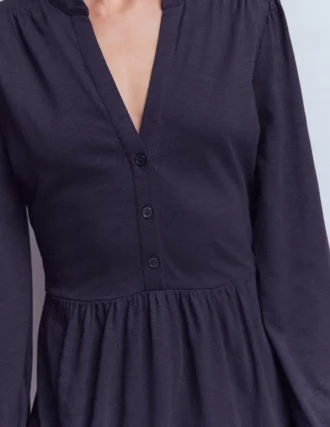 Amy Short Jersey Dress Navy