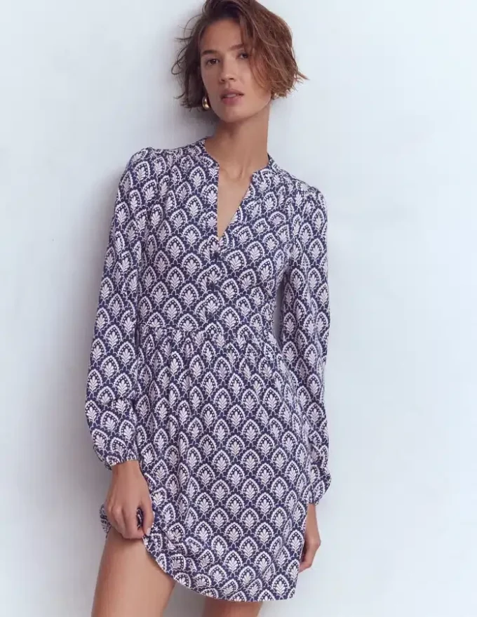 Amy Short Jersey Dress Navy, Petal Terrace Amy Short Jersey Dress Navy, Petal Terrace