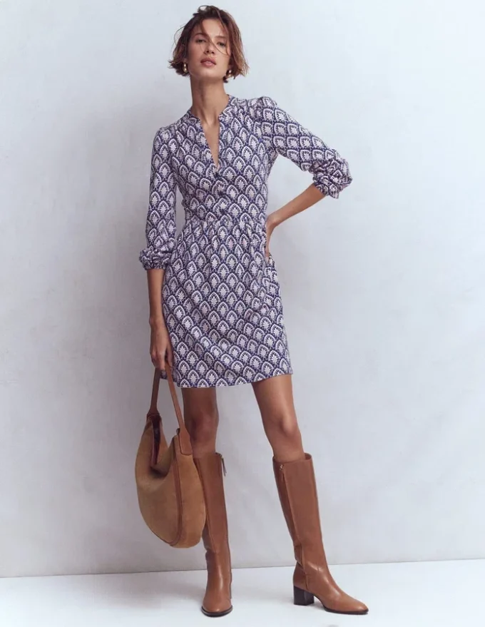 Amy Short Jersey Dress Navy, Petal Terrace Amy Short Jersey Dress Navy, Petal Terrace