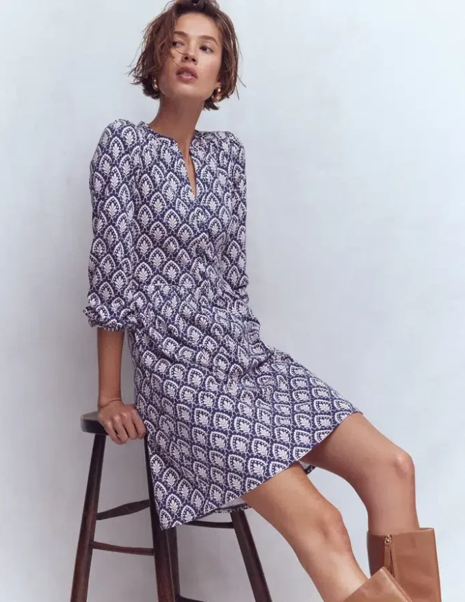 Amy Short Jersey Dress Navy, Petal Terrace Amy Short Jersey Dress Navy, Petal Terrace
