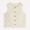 Andrea Cotton Shell Top Ivory broderie Andrea Cotton Shell Top Ivory broderie