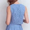 Andrea Lace Shell Top Cornflower Blue Andrea Lace Shell Top Cornflower Blue