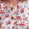 Andrea Linen Shell Top Ivory, Bloom Scatter