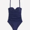 Andros Twist Front Swimsuit Navy Andros Twist Front Swimsuit Navy