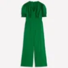 Anna Linen Jumpsuit Amazon Green Anna Linen Jumpsuit Amazon Green